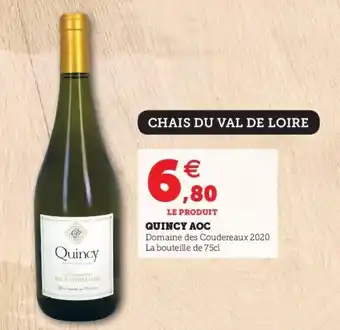 Super U Quincy aoc offre