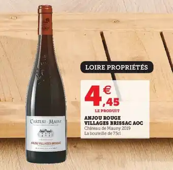 Super U Anjou rouge offre