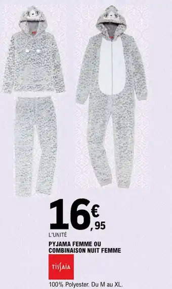 PYJAMA FEMME OU COMBINAISON NUIT FEMME