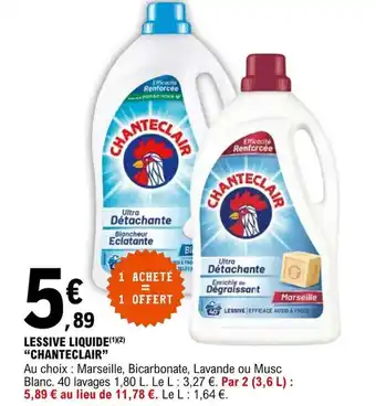 E.Leclerc LESSIVE LIQUIDE(¹)(2) "CHANTECLAIR" offre
