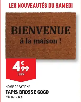 ALDI TAPIS BROSSE COCO offre