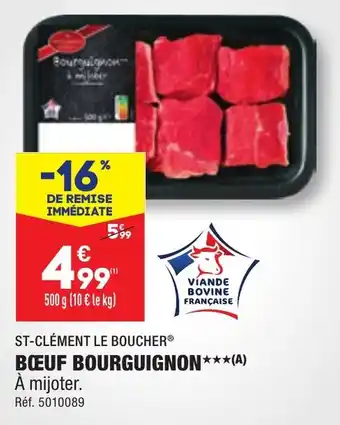 ALDI BOEUF BOURGUIGNON offre