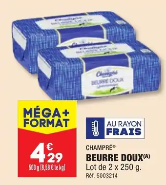 ALDI BEURRE DOUX(A) offre