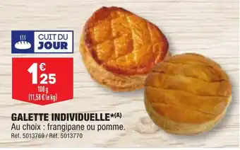 ALDI GALETTE INDIVIDUELLE offre