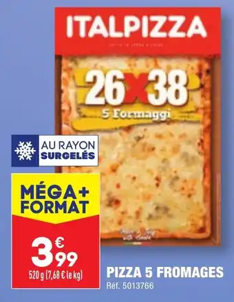 ALDI PIZZA 5 FROMAGES offre