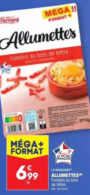 ALDI ALLUMETTES offre