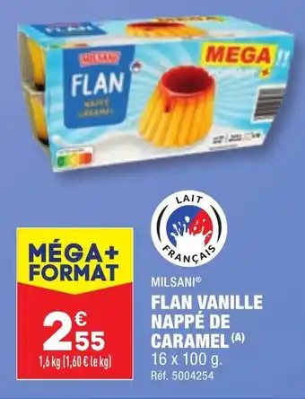ALDI FLAN VANILLE NAPPÉ DE CARAMEL offre
