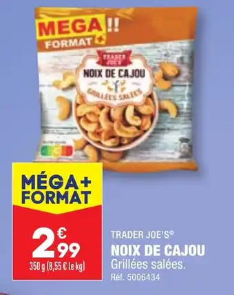 ALDI NOIX DE CAJOU offre