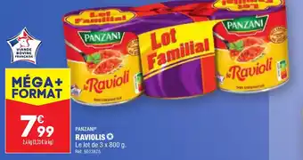 ALDI RAVIOLIS offre