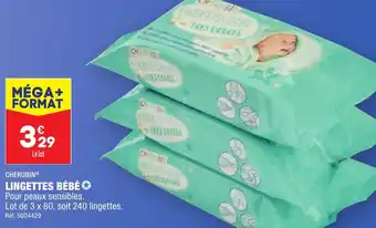 ALDI LINGETTES BÉBÉ offre