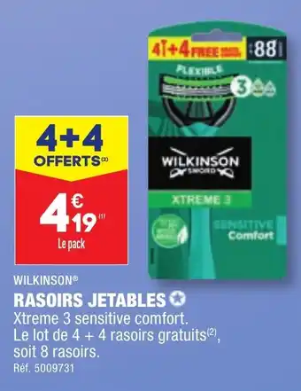 ALDI RASOIRS JETABLES offre