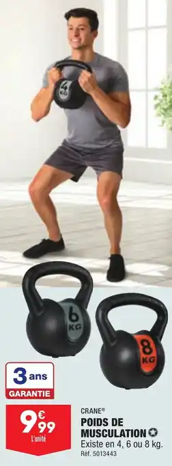 ALDI POIDS DE MUSCULATION offre