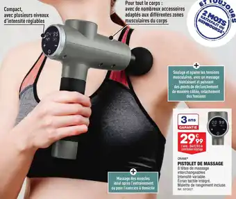 ALDI PISTOLET DE MASSAGE offre