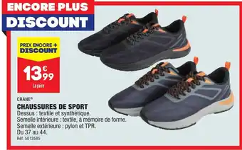 ALDI CHAUSSETTES DE SPORT offre