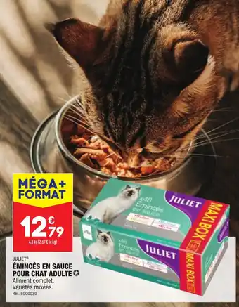 ALDI ÉMINCÉS EN SAUCE POUR CHAT ADULTE offre