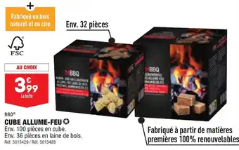 ALDI CUBE ALLUME-FEU offre