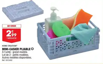ALDI MINI-CASIER PLIABLE offre