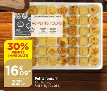 Bi1 Petits fours offre