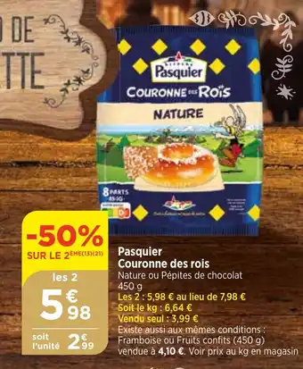 Bi1 Pasquier Couronne des rois offre