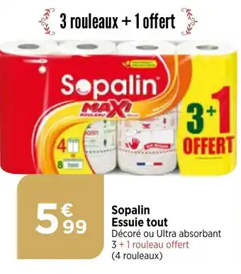 Bi1 Sopalin Essuie tout offre