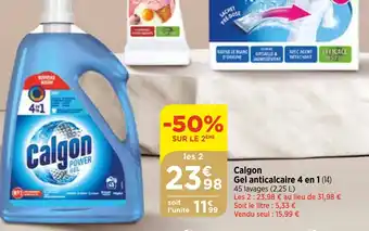 Calgon Gel anticalcaire 4 en 1