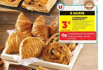 Super U 8 viennoiseries offre