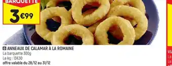 B ANNEAUX DE CALAMAR À LA ROMAINE