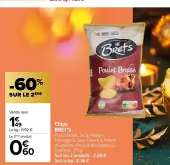 Carrefour Market Chips BRET'S offre