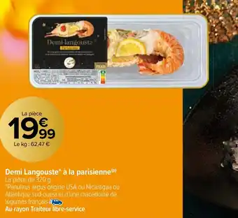 Carrefour Market Demi Langouste à la parisienne offre