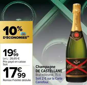 Carrefour Market Champagne DE CASTELLANE offre
