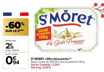 Carrefour Market ST MORET <<Offre découverte» offre