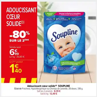 Carrefour Market Adoucissant cœur solide(d) SOUPLINE offre