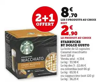 Super U STARBUCKS BY DOLCE GUSTO offre