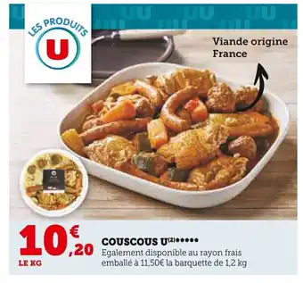 Super U COUSCOUS U offre