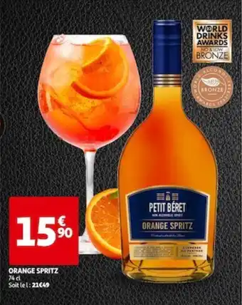 Auchan ORANGE SPRITZ offre