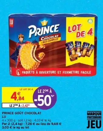 Intermarché Hyper PRINCE GOÛT CHOCOLAT LU offre