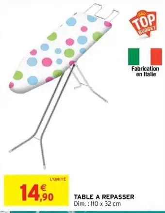 Intermarché Hyper TABLE A REPASSER offre