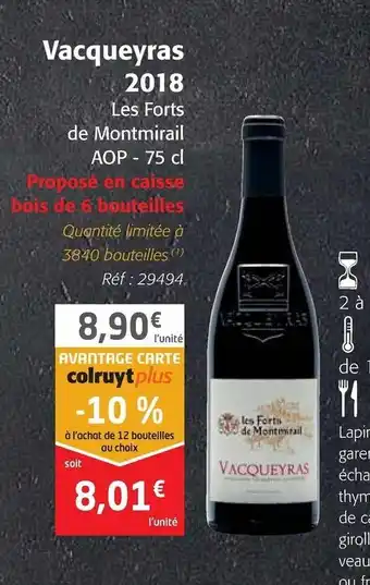 Vacqueyras 2018