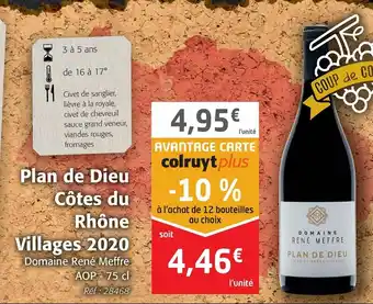 Plan de Dieu Côtes du Rhône Villages 2020