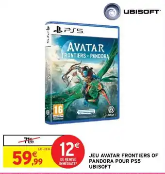 Intermarché Hyper JEU AVATAR FRONTIERS OF PANDORA POUR PS5 UBISOFT™ offre