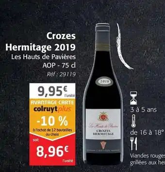 Crozes Hermitage 2019