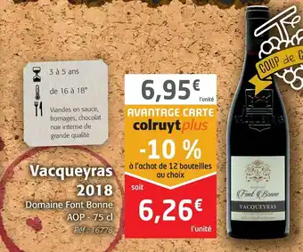 Vacqueyras 2018