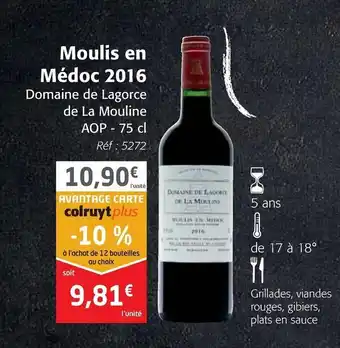 Moulis en Médoc 2016