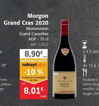 Colruyt Morgon Grand Cras 2020 offre
