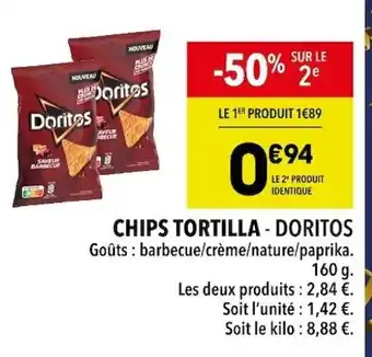 Supeco CHIPS TORTILLA - DORITOS offre