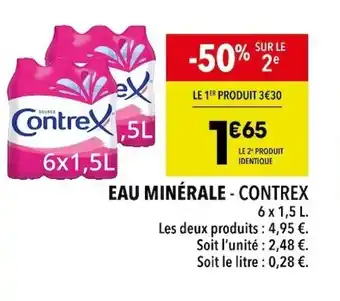 Supeco EAU MINÉRALE - CONTREX offre