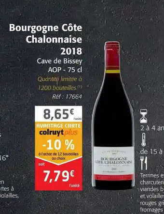 Bourgogne Côte Channolaise 2018
