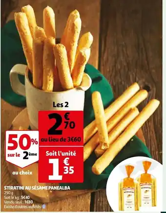Stiratini au sésame panealba