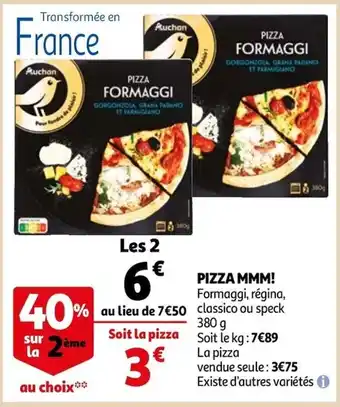 Auchan Pizza MMM! offre
