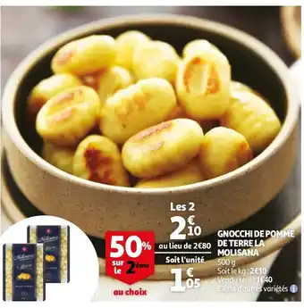 Auchan Gnocchi de Pomme de Terre La Molisana offre